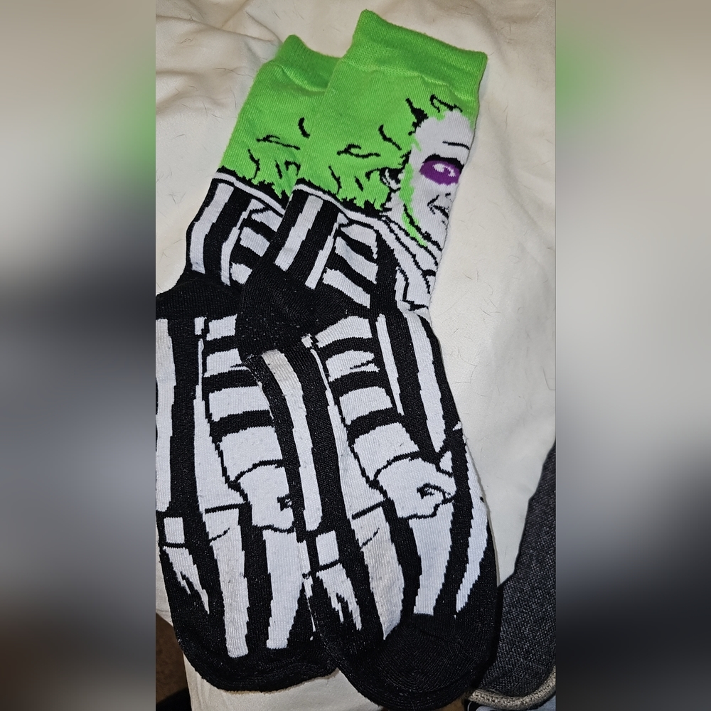 Beetlejuice socks NWT